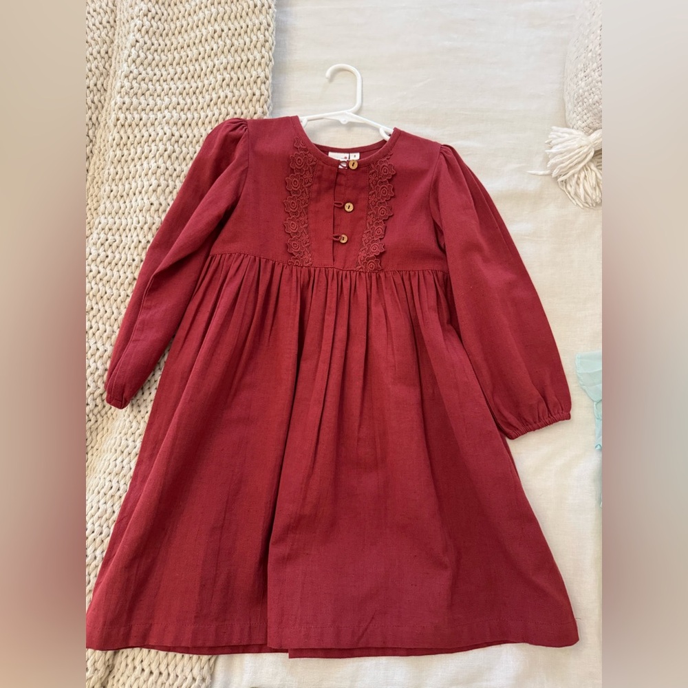 NWT Yo Baby dark red dress
